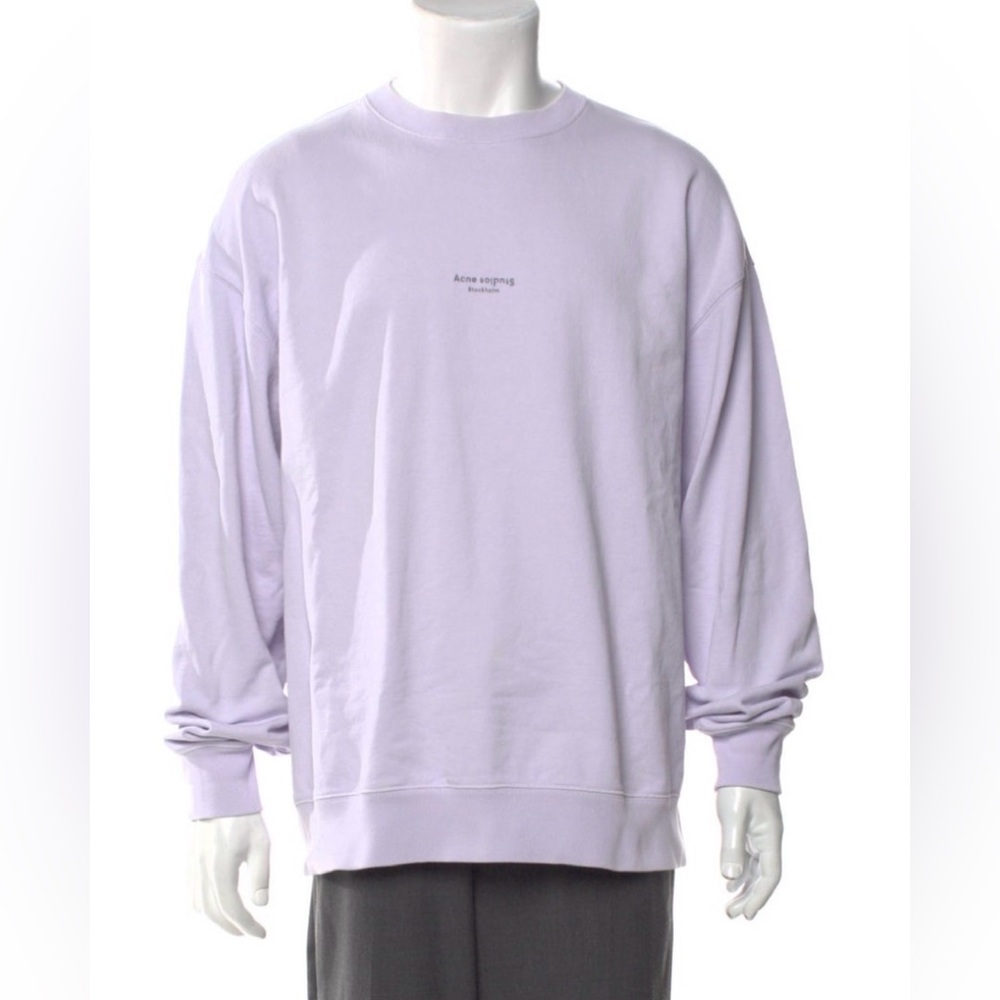 Acne Studios purple sweatshirt